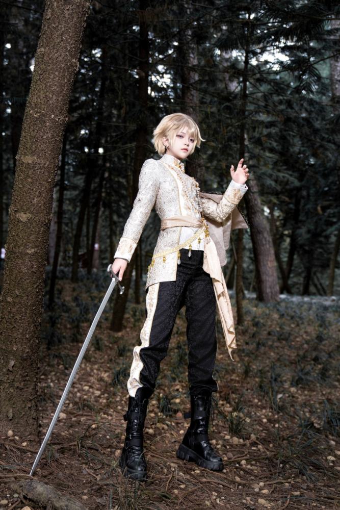 Your Highness Sword and Rose Retro ~Ouji Lolita~ Gorgeous Set