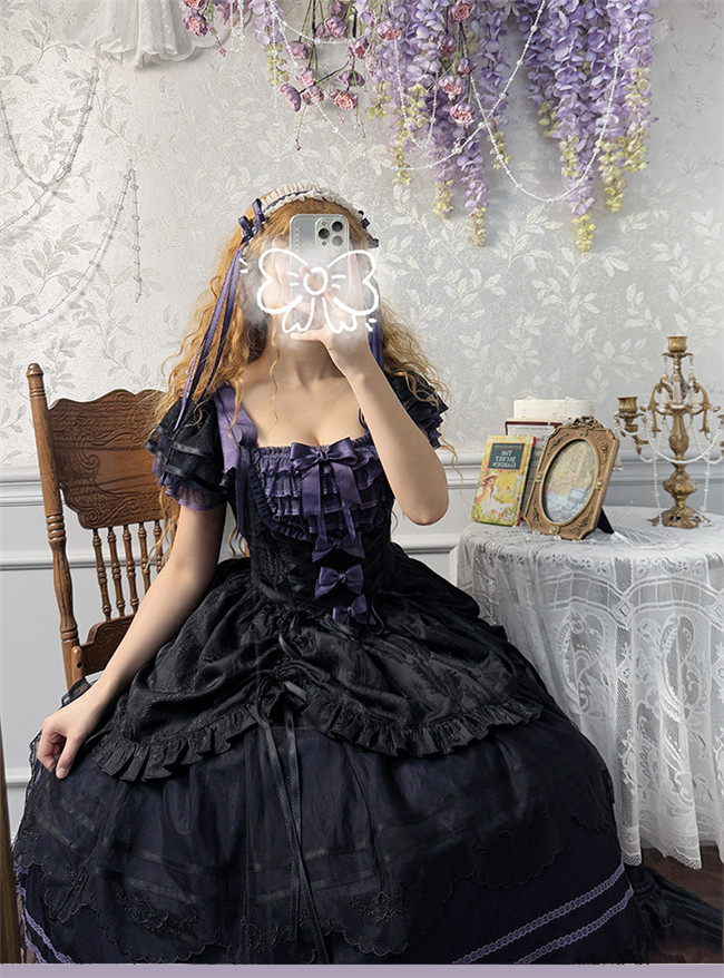 Alice Girl Morning Fog Classic Lolita Dress One Piece - My Lolita