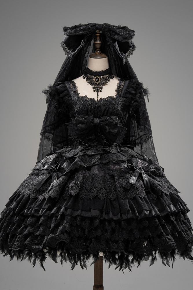 Peacock Feather Sweet Shiro Hime Lolita Clothes
