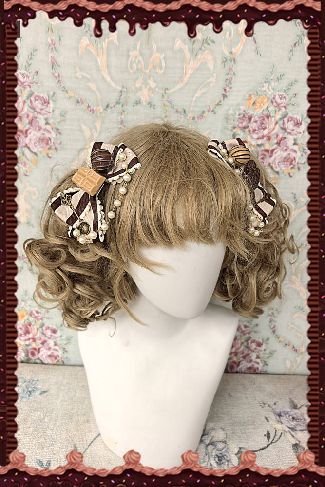 Infanta ~Chocolate Trojan~ Cotton Vintage Lolita Normal Waist JSK