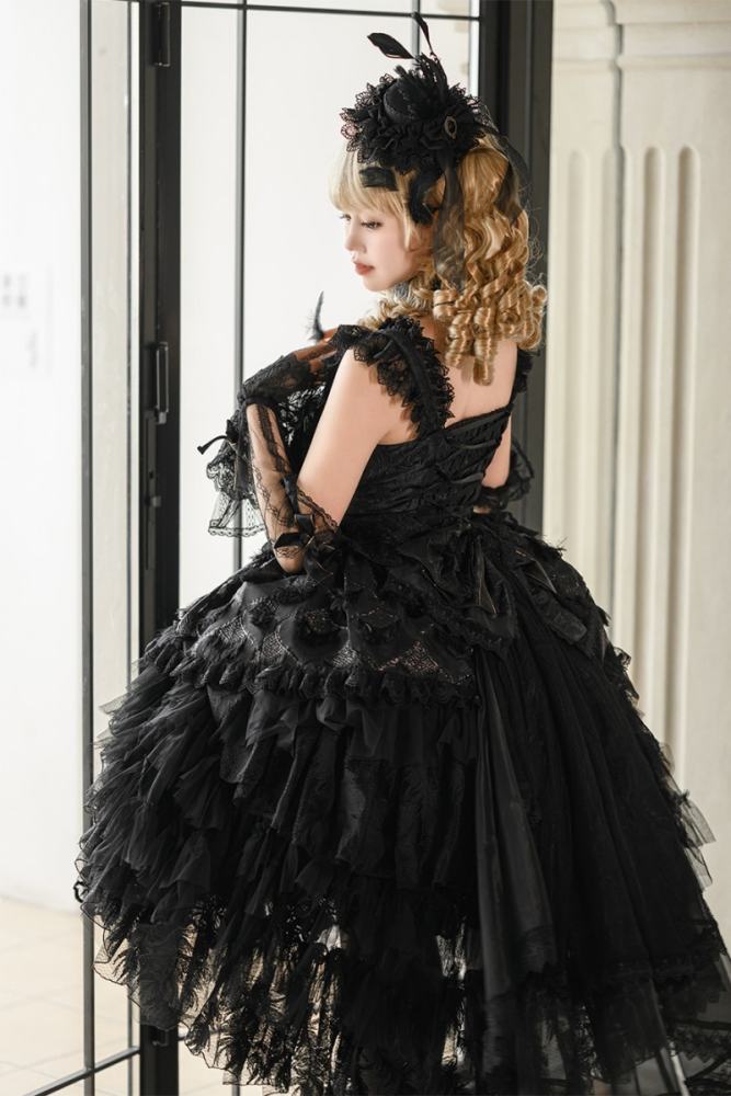 Peacock Feather Sweet Shiro Hime Lolita Clothes