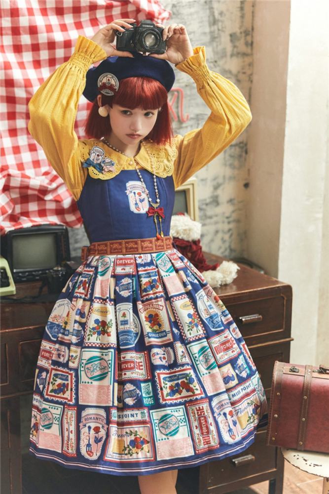 Miss Point ~Roseberry Printed Lolita JSK