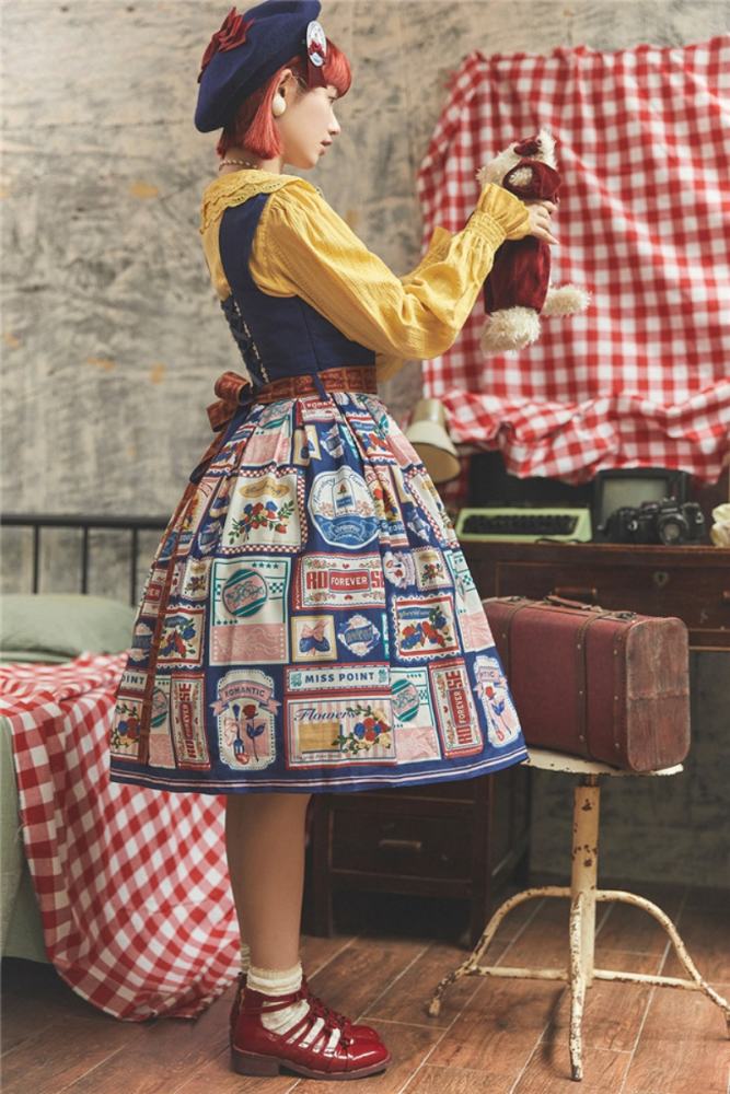 Miss Point ~Roseberry Printed Lolita JSK
