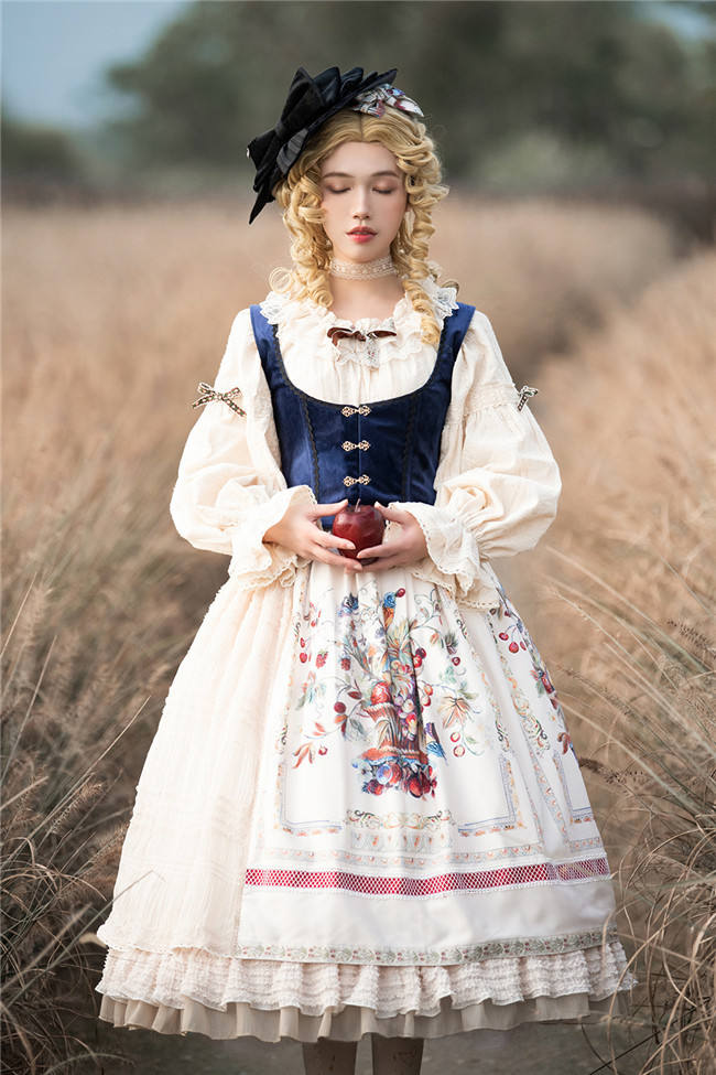 Miss Point ~The Song of Harvest Vintage Skirt -Pre-order