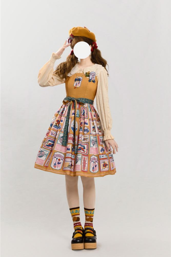 Miss Point ~Roseberry Printed Lolita JSK