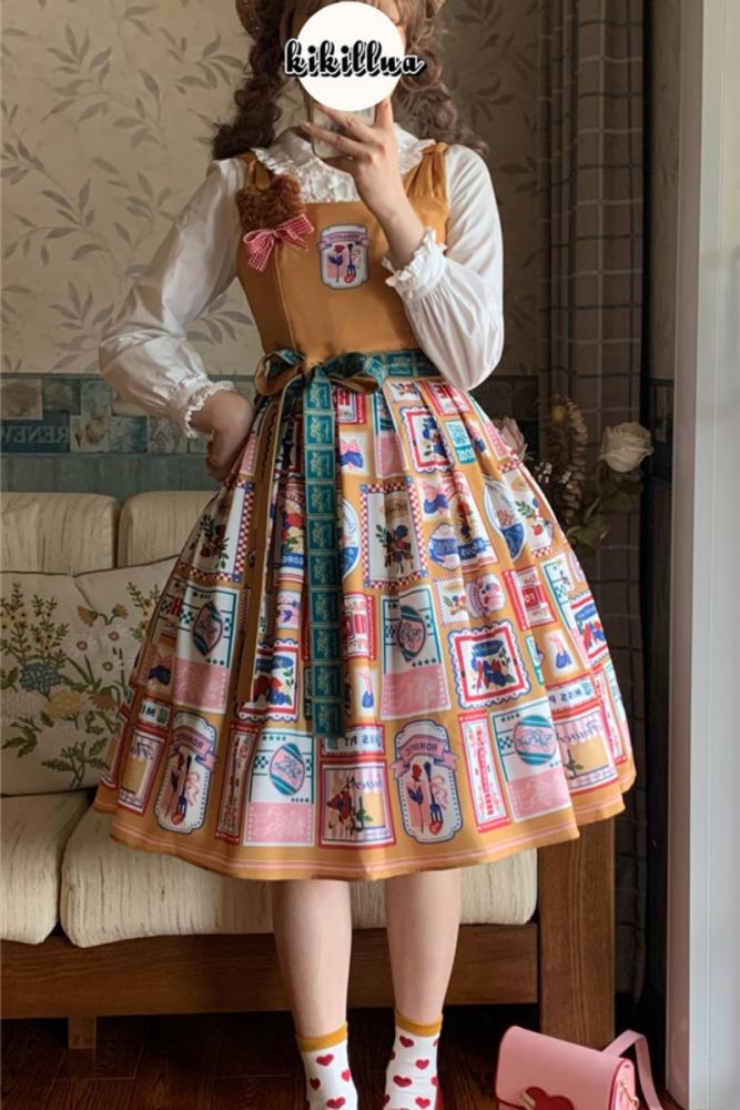 Miss Point ~Roseberry Printed Lolita JSK