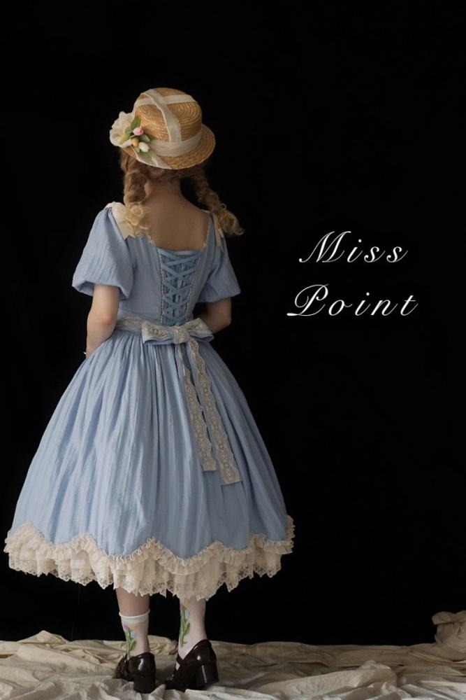 Miss Point ~Tulipa 2.0 Vintage Lolita OP -Pre-order