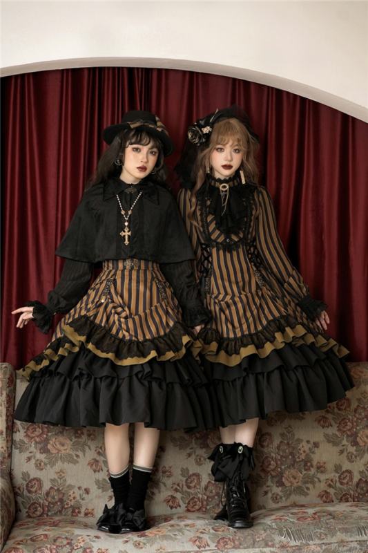 Miss Point ~The Pointe Estate Stripe Lolita OP