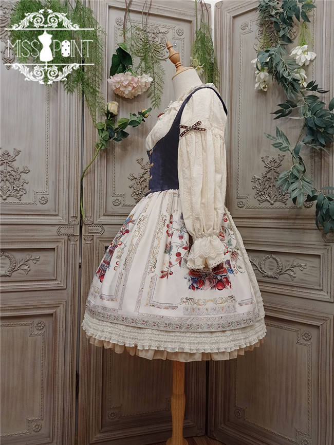 Miss Point ~The Song of Harvest Vintage Skirt -Pre-order