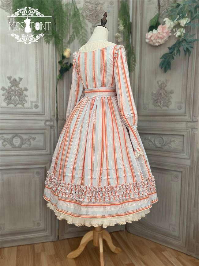 Miss Point ~ Alisa~ Lolita OP Striped Maid Version -Pre-order