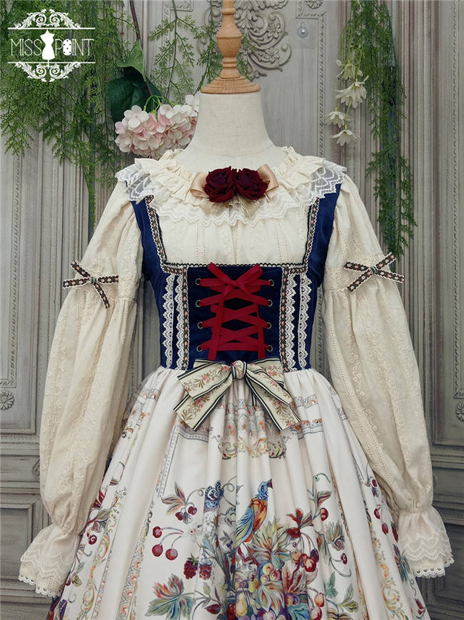 Miss Point ~The Song of Harvest Vintage Corset Lolita JSK