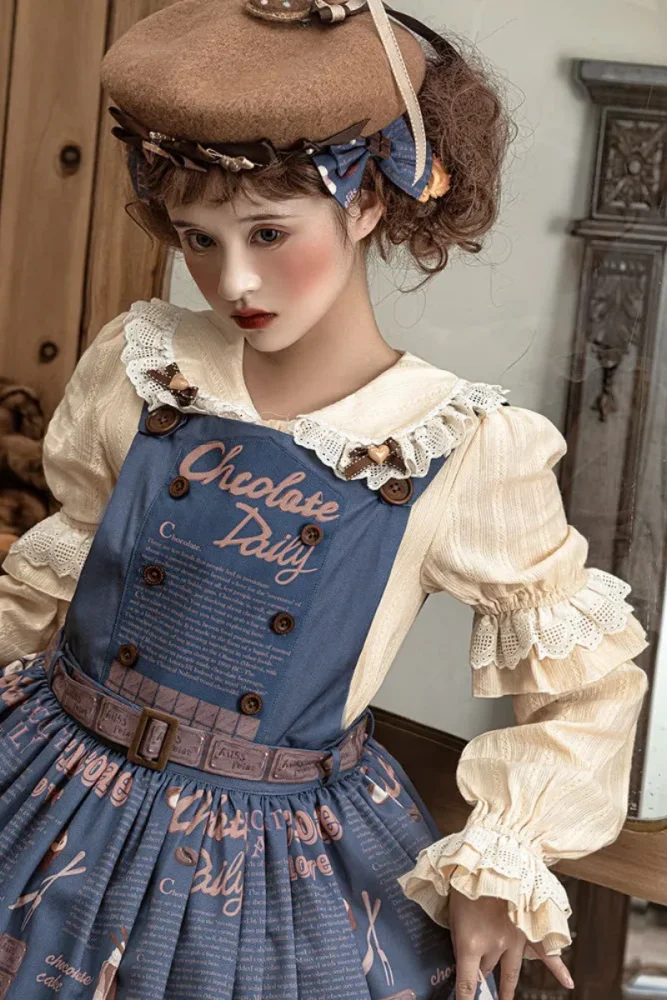 Miss Point ~Chocolate Daily Built-in Lolita Blouse