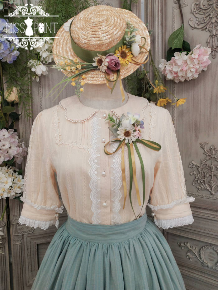 Miss Point ~Margaret Cotton Lolita Blouse -Pre-order