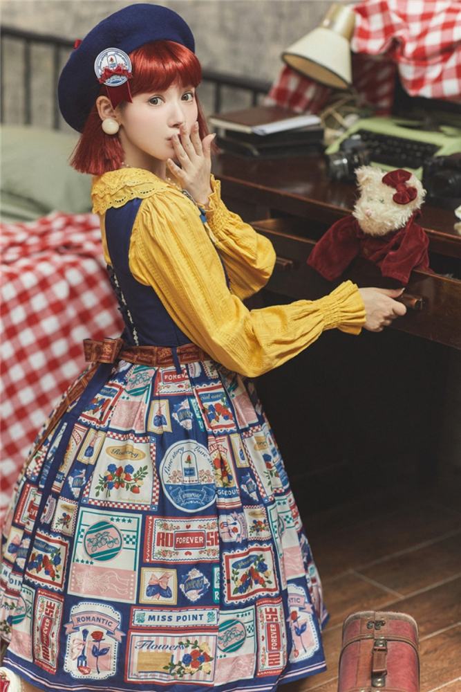 Miss Point ~Roseberry Printed Lolita JSK