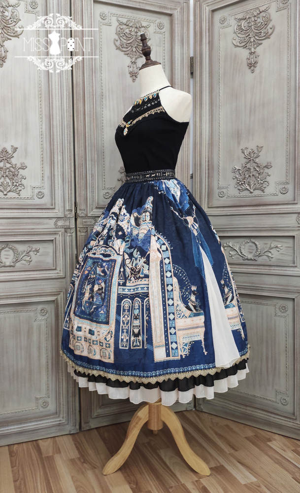 Miss Point ~Twilight Best Side Open Lolita Skirt -Pre-order