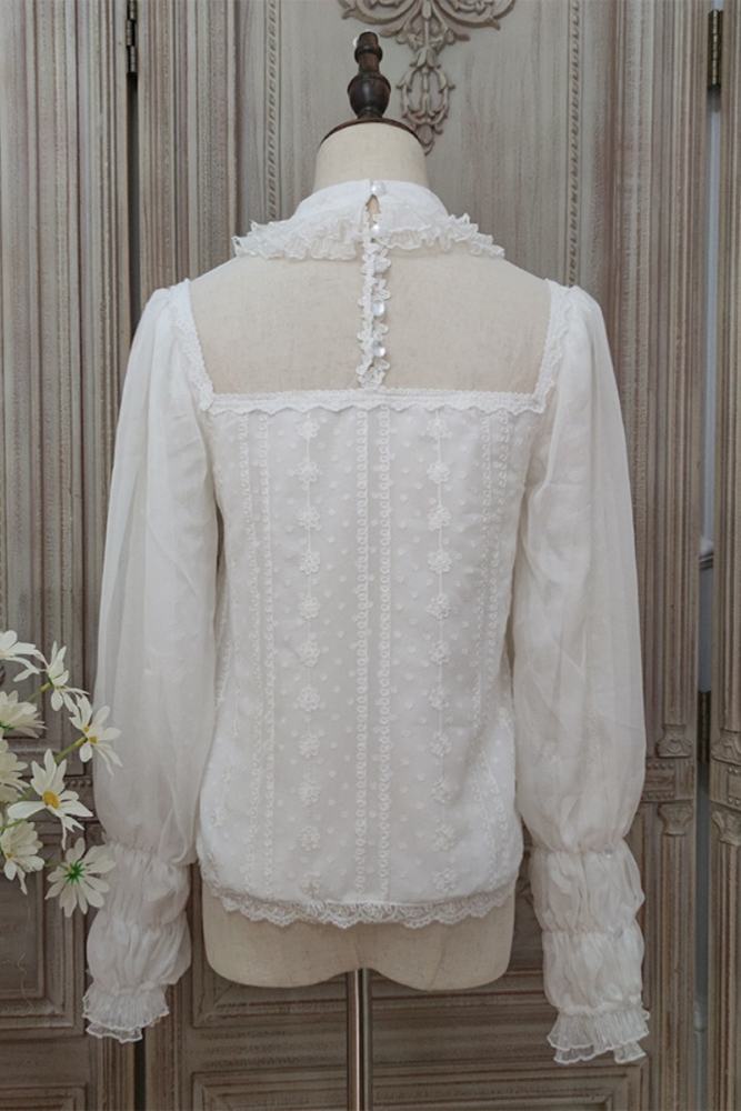 Miss Point ~Through Your Bloom Lolita Blouse -Pre-order