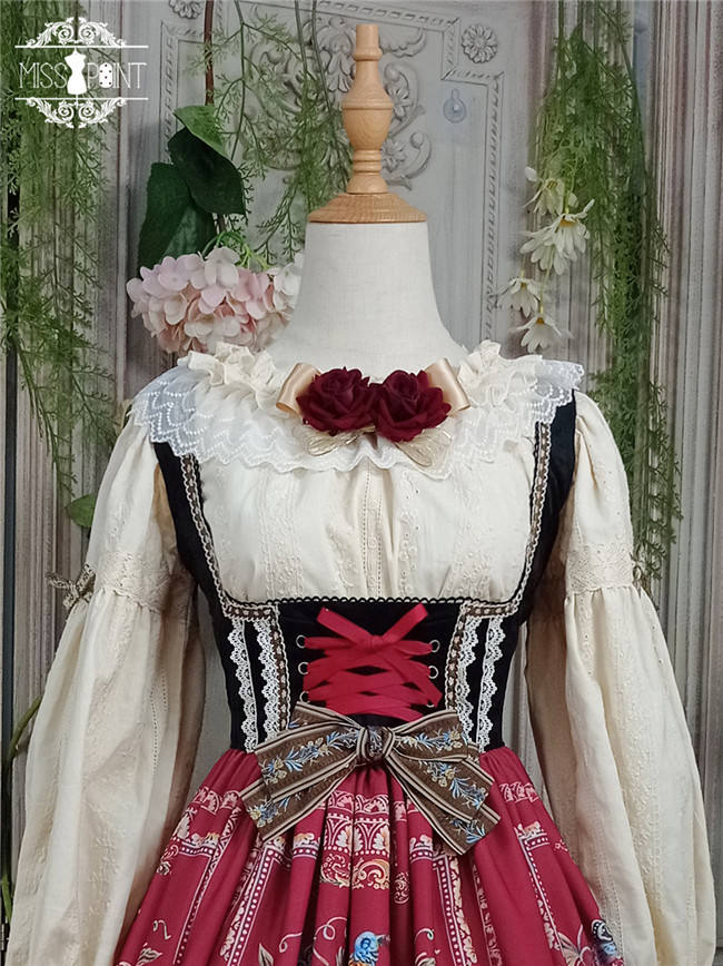 Miss Point ~The Song of Harvest Vintage Corset Lolita JSK
