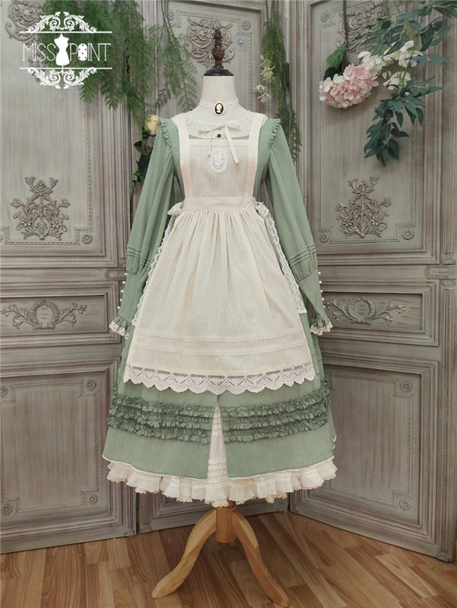 Miss Point ~ Alisa~ Lolita OP Pure Color Maid Version -Pre-order