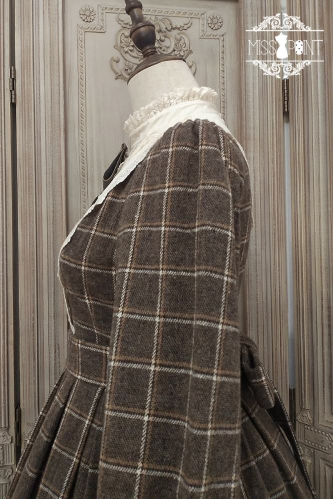Miss Point Rose Humanoid 3.0 Gingham Vintage Lolita OP -Pre-order