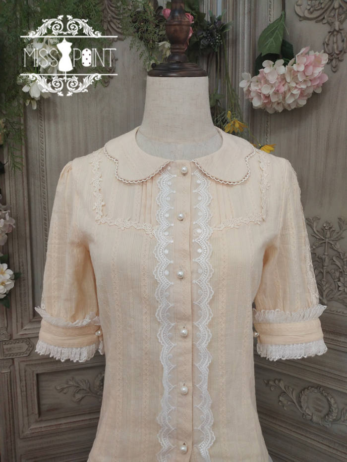 Miss Point ~Margaret Cotton Lolita Blouse -Pre-order
