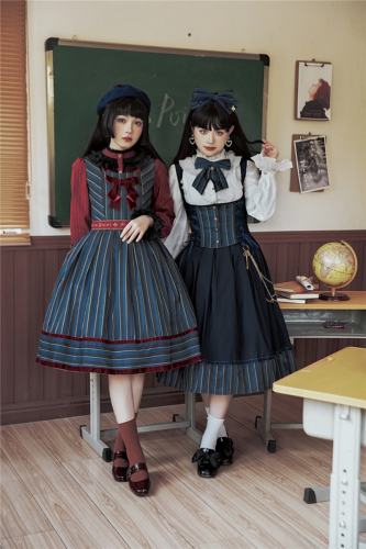 Miss Point ~The Pointe Estate Stripe Lolita JSK
