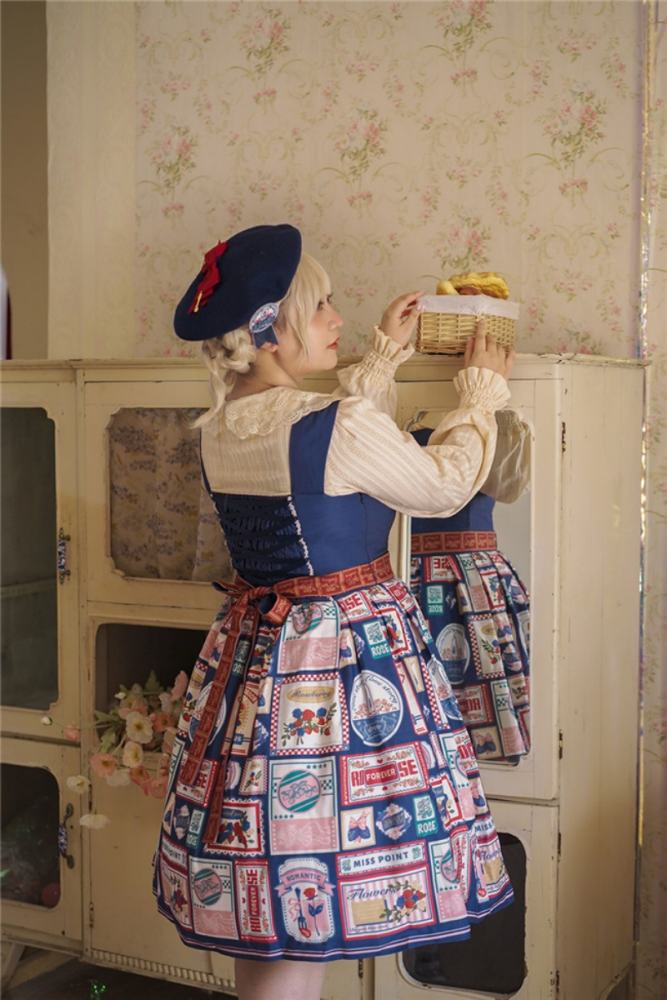 Miss Point ~Roseberry Printed Lolita JSK