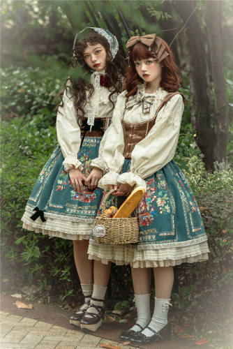 Miss Point ~The Song of Harvest Vintage Corset Lolita JSK
