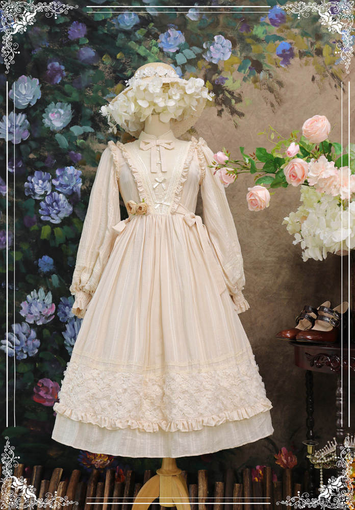 Miss Point ~Margaret Daily Wear Cotton Lolita OP -Pre-order