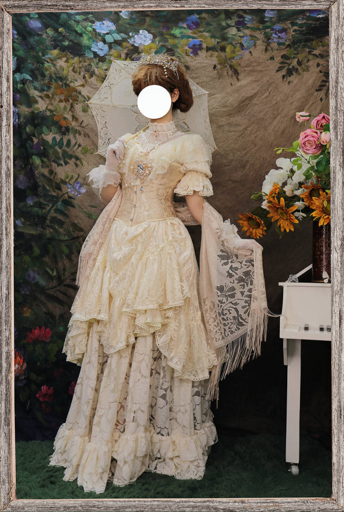 Miss Point ~The Beauty of Spring Retro Edward Lolita OP