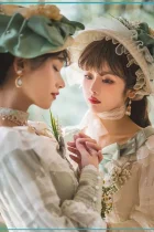 Miss Point ~Through Your Bloom Lolita Bonnet/Hat -Pre-order