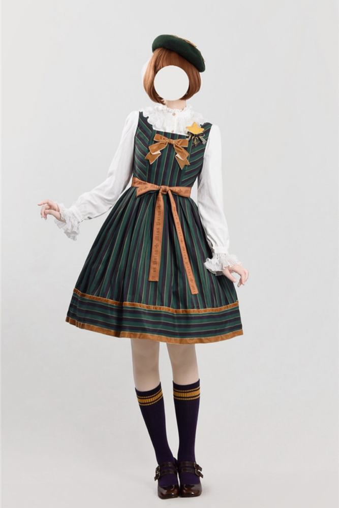 Miss Point ~The Pointe Estate Stripe Lolita JSK