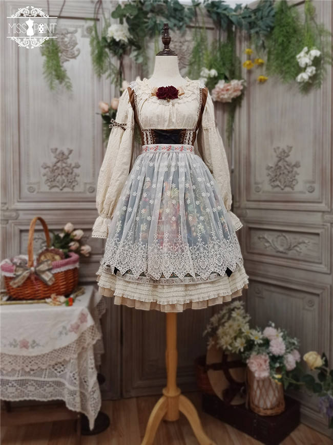 Miss Point ~The Song of Harvest Vintage Corset Lolita JSK