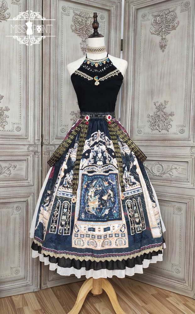 Miss Point ~Twilight Best Side Open Lolita Skirt -Pre-order