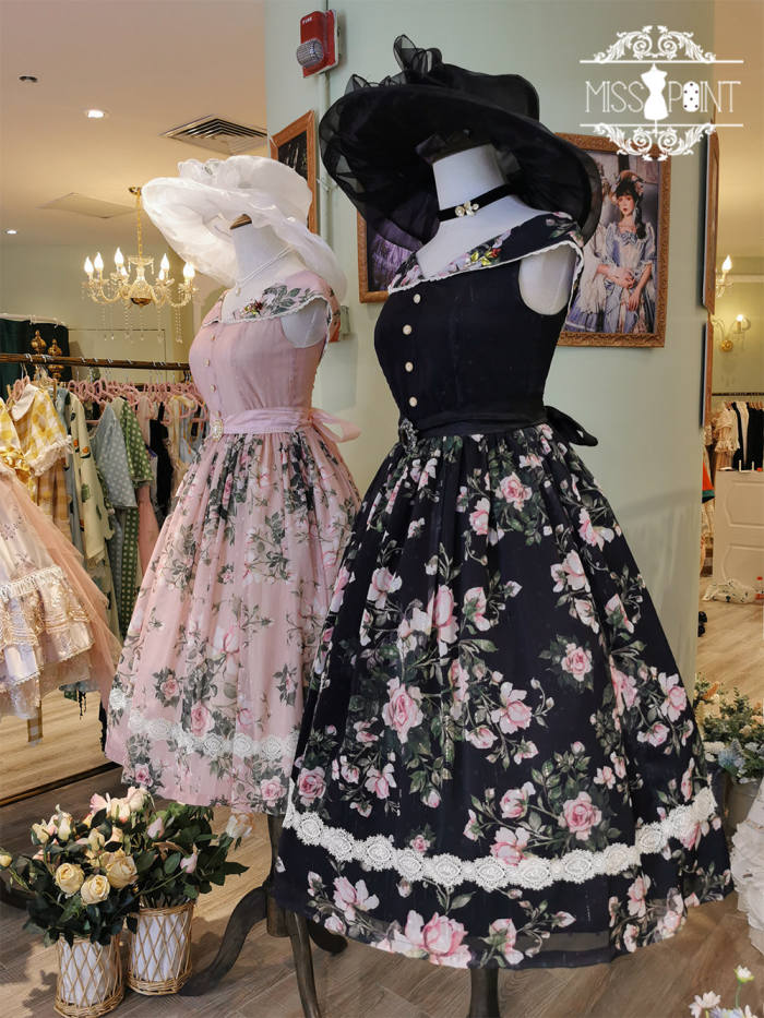 Miss Point ~French Rose Classic Lolita JSK -Pre-order
