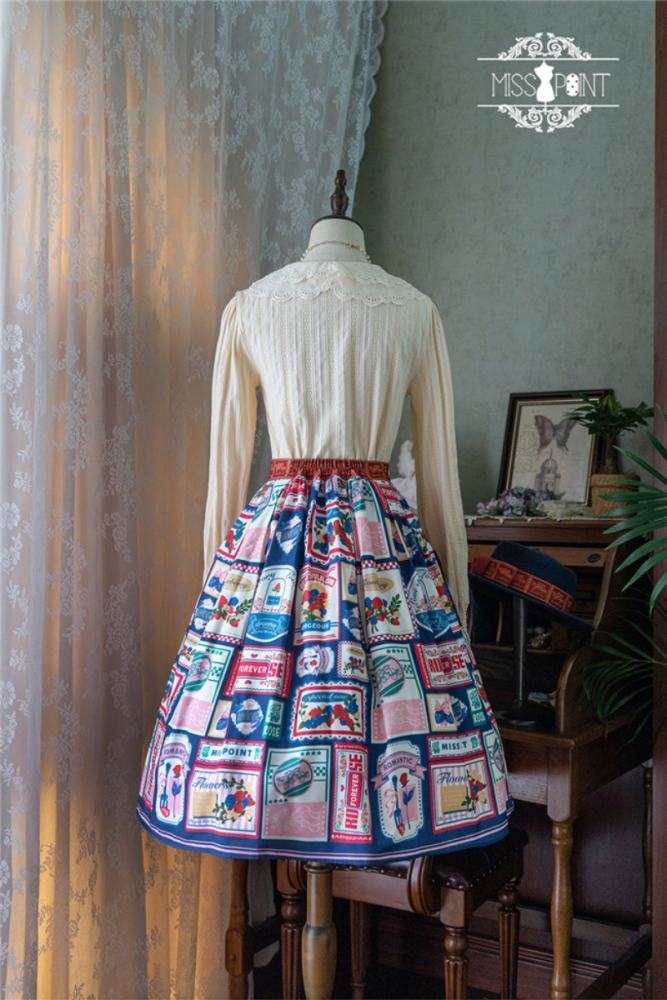 Miss Point ~Roseberry Printed Lolita Skirt