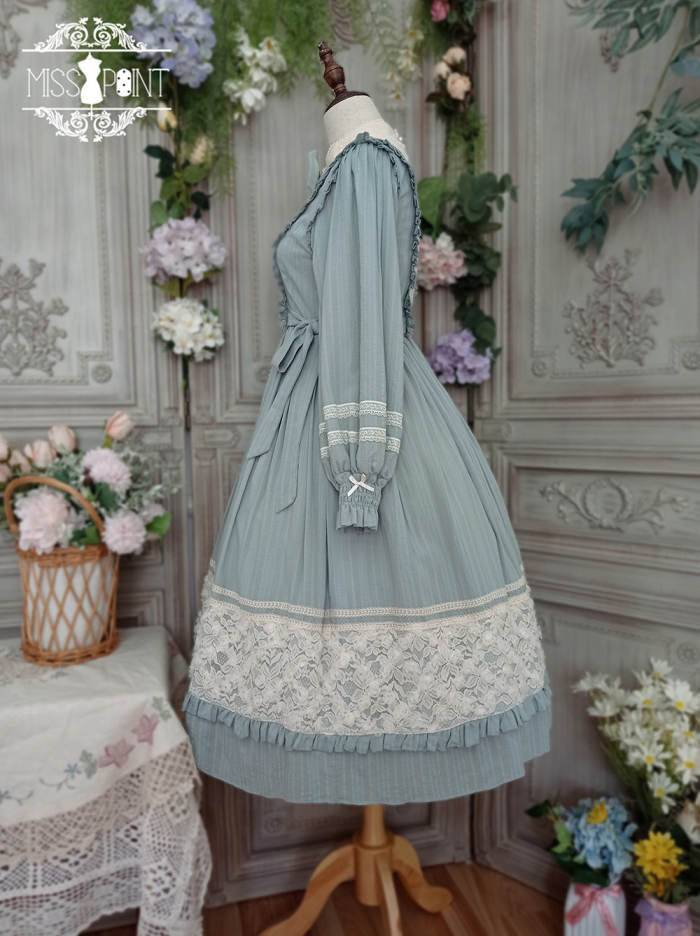Miss Point ~Margaret Daily Wear Cotton Lolita OP -Pre-order