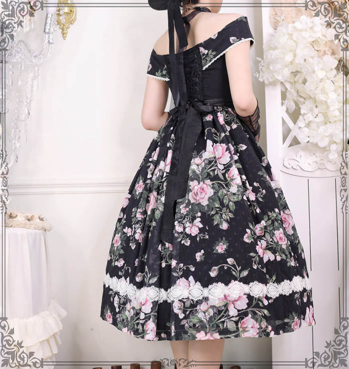 Miss Point ~French Rose Classic Lolita JSK -Pre-order