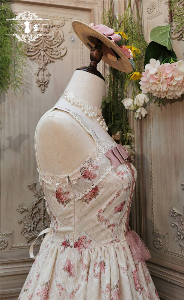 Miss Point ~The Beauty of Spring Flower Wall Lolita JSK -Pre-order