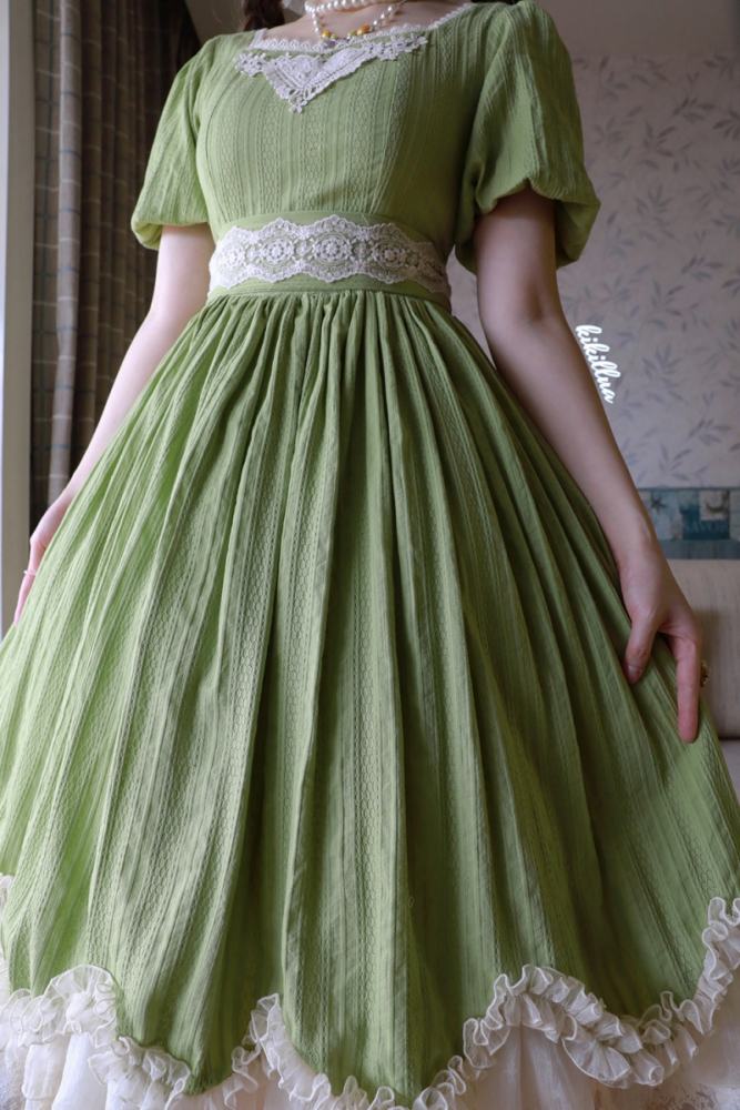 Miss Point ~Tulipa 2.0 Vintage Lolita OP -Pre-order