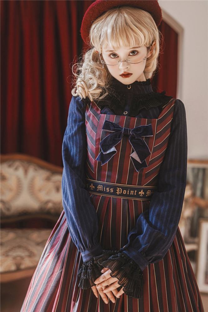 Miss Point ~The Pointe Estate Stripe Lolita JSK