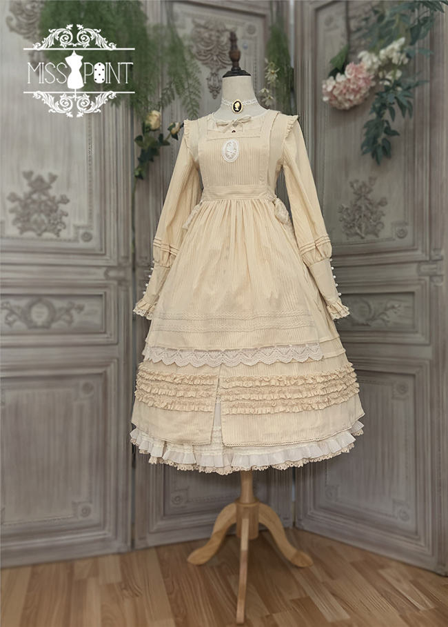 Miss Point ~ Alisa~ Lolita OP Pure Color Maid Version -Pre-order