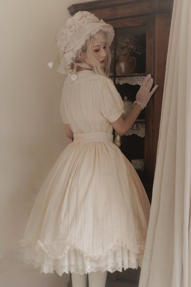 Miss Point ~Tulipa 2.0 Vintage Lolita Skirt -Pre-order