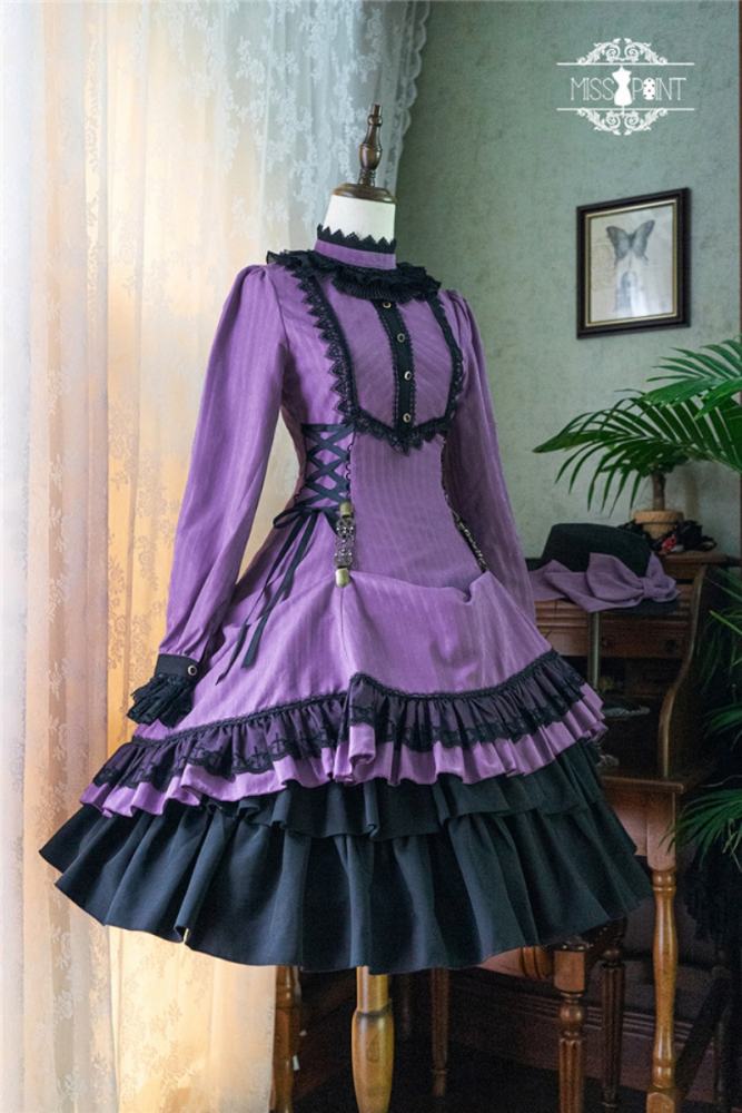 Miss Point ~The Pointe Estate Stripe Lolita OP