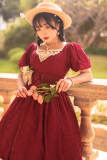 Miss Point ~Tulipa Vintage Lolita OP Short/Long Version -Pre-order