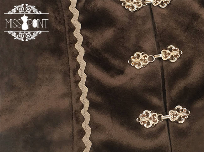 Miss Point ~The Song of Harvest Velvet Fishbone Lolita Vest -Pre-order