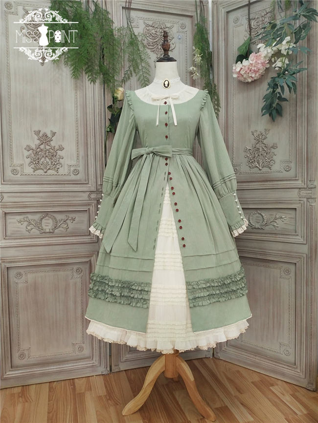 Miss Point ~ Alisa~ Lolita OP Pure Color Maid Version -Pre-order