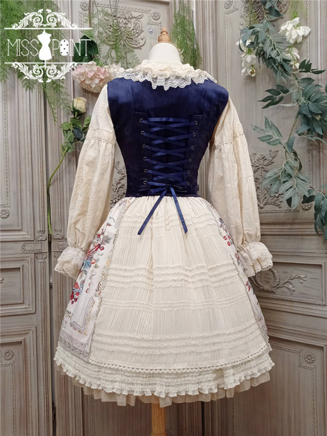 Miss Point ~The Song of Harvest Vintage Skirt -Pre-order