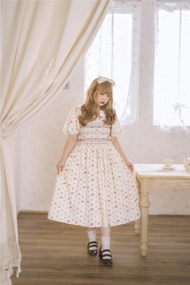Miss Point ~Happy Summer Dress Daily Wear  Lolita OP Long Version -Pre-order