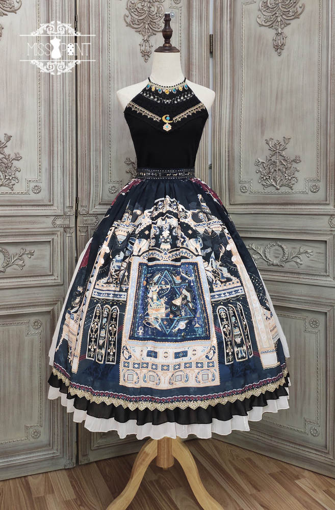 Miss Point ~Twilight Best Side Open Lolita Skirt -Pre-order
