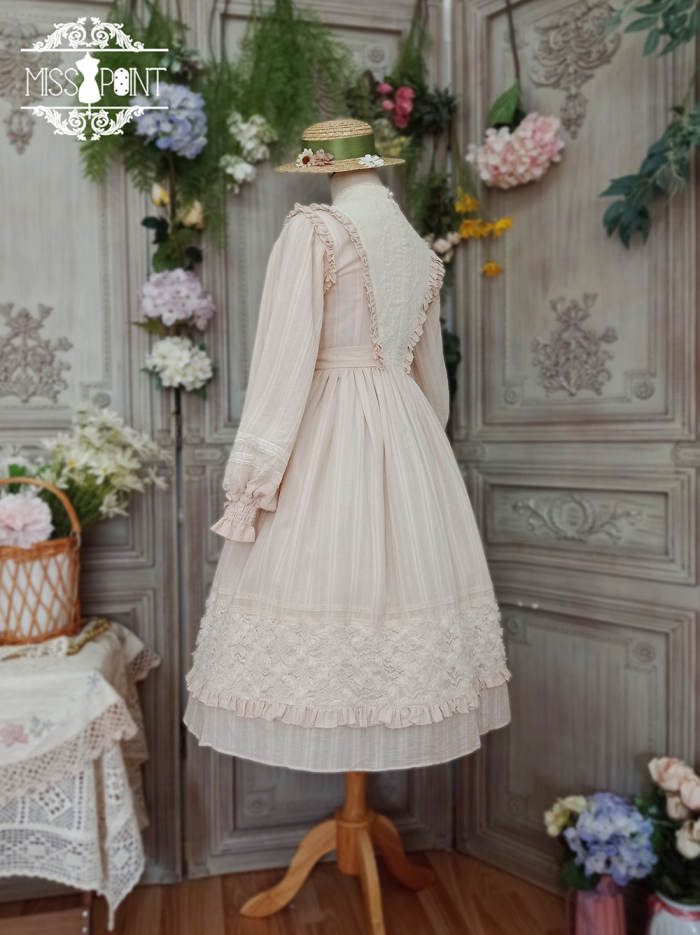 Miss Point ~Margaret Daily Wear Cotton Lolita OP -Pre-order